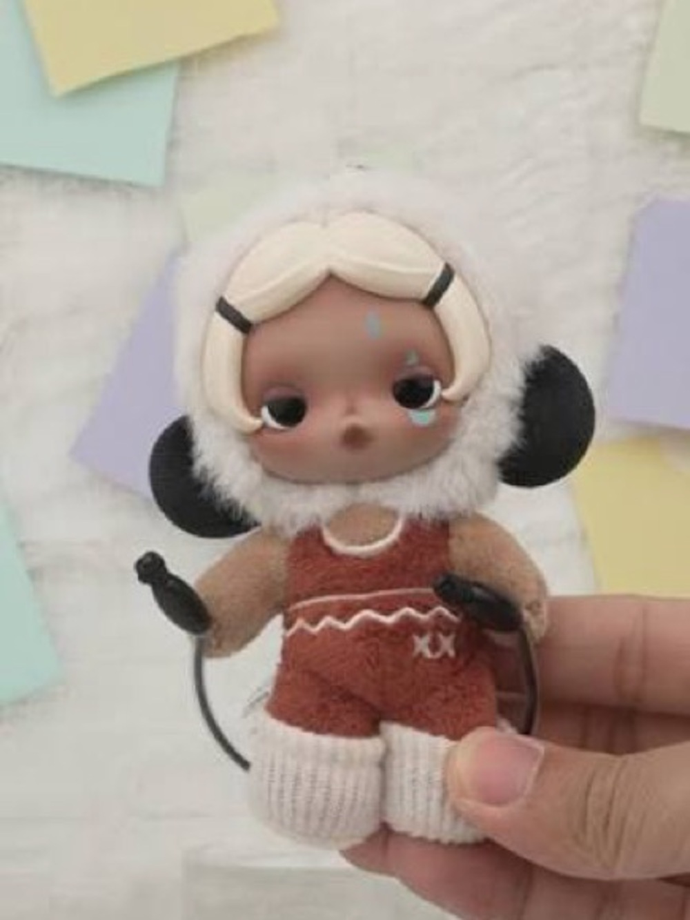 POP MART SKULLPANDA Off Mode Series Plush Doll Pendant – Rest Day